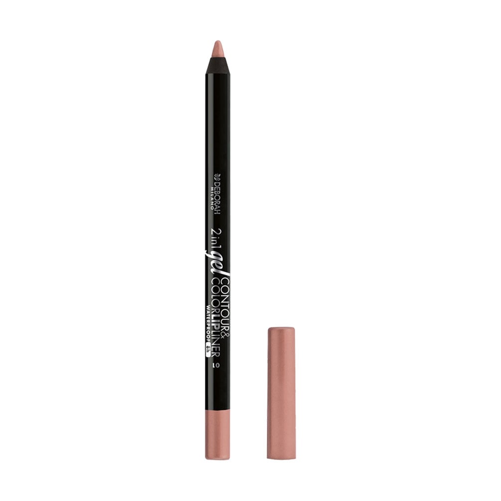 Олівець для губ Deborah 2in1 Gel Contour &amp; Color Lip Liner 01 Nude Rose, 1.3 г